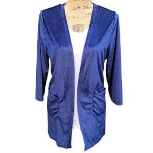 NEW Shein Velvety Open Front Jacket